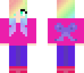 rainbow girl