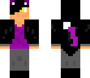 purple cat boy