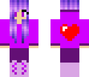purple heart girl