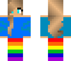 rainbow girl