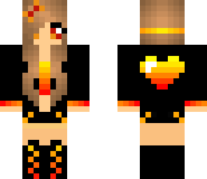 cute fire girl