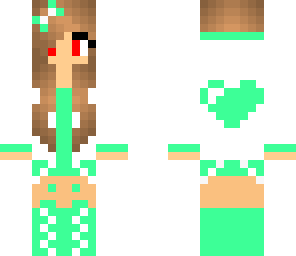vampire girl with white and teal hoodie