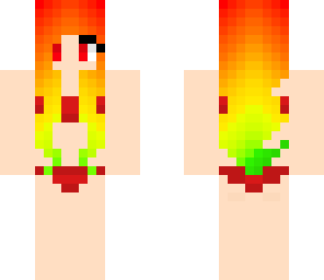 red bikini girl