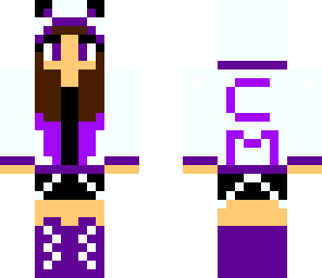 editied purple panda