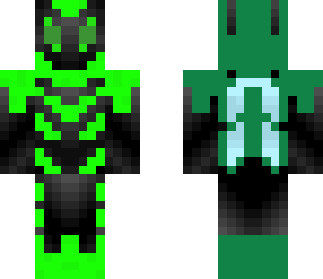 green neon beetle