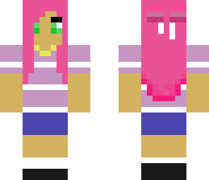pink-haired girl