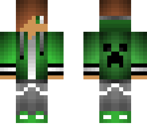 green teen boy