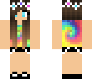 tye dye tumblr girl edit