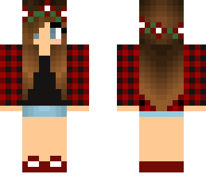 girl - with checker top