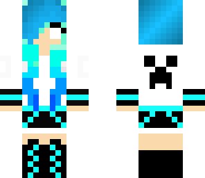 herobrine creeper girl
