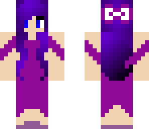 raven girl in dress
