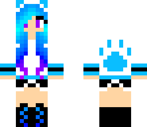 teal panda girl