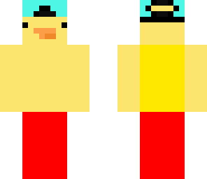 cool duck but red pants
