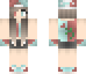 red and blue themed girl v4 tomboy version hd