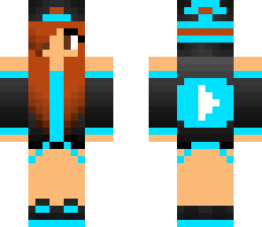 blue youtube girl