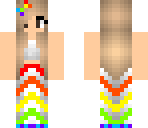 rainbow skirt