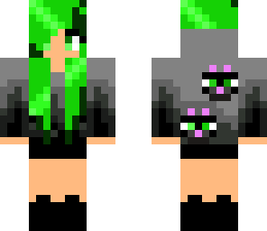 emerald black cat girl