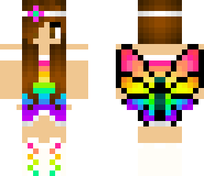rainbow queen girl