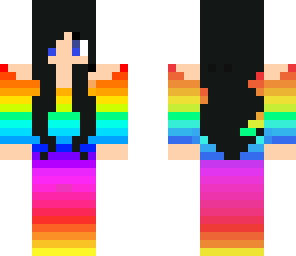 rainbow girl