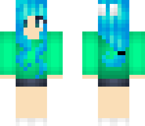 blue and green