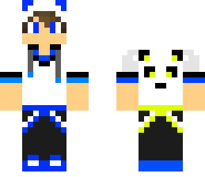blue panda boy