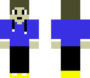 guy with blue sweatshirt