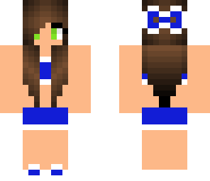 blue cheerleader