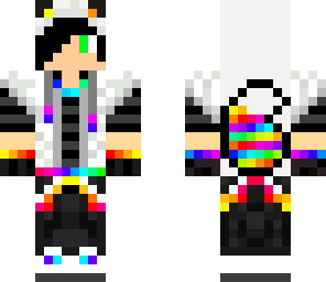 rainbow wolf boy
