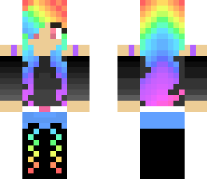 rainbow girl