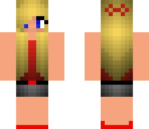 red ribbon girl