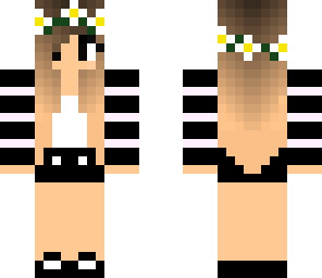 black and white flowergirl