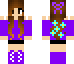purple flower girl