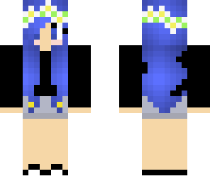 blue hair