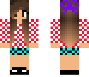 cheakerd girl