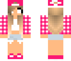 pink and white girl