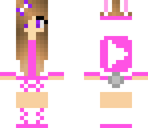 pink youtube girl bunny