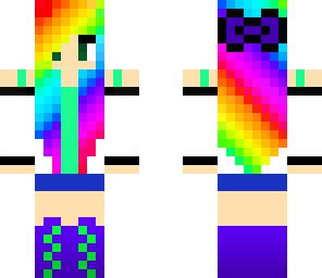 rainbow girl