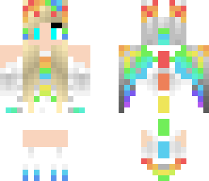 rainbow dragon girl