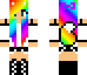 rainbow fox girl