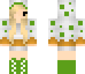 green cake girl