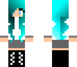 blue haired girl fixed
