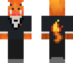 the charizard in the suit