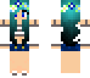 blue hair