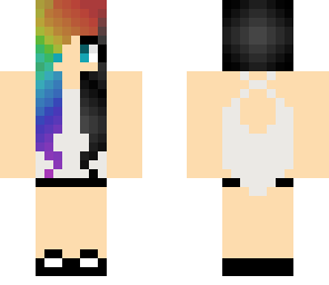 rainbow black girl