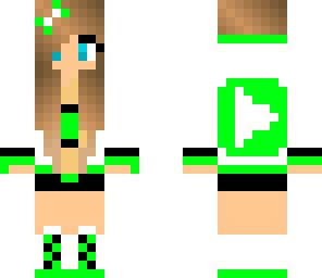 green youtube girl