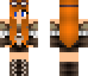redhead steapunk girl
