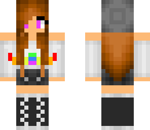 rainbow mustache girl