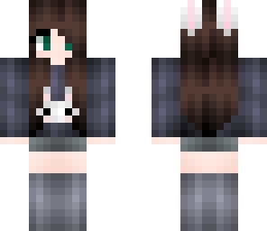 cute bunny girll - brunnete