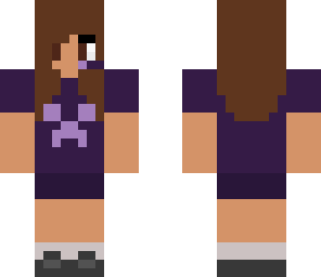 purple creeper tee with headset unshaded