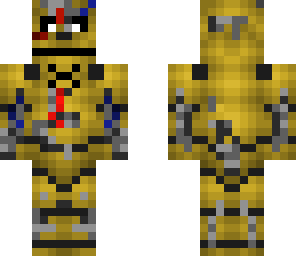 purple man in golden bonnie